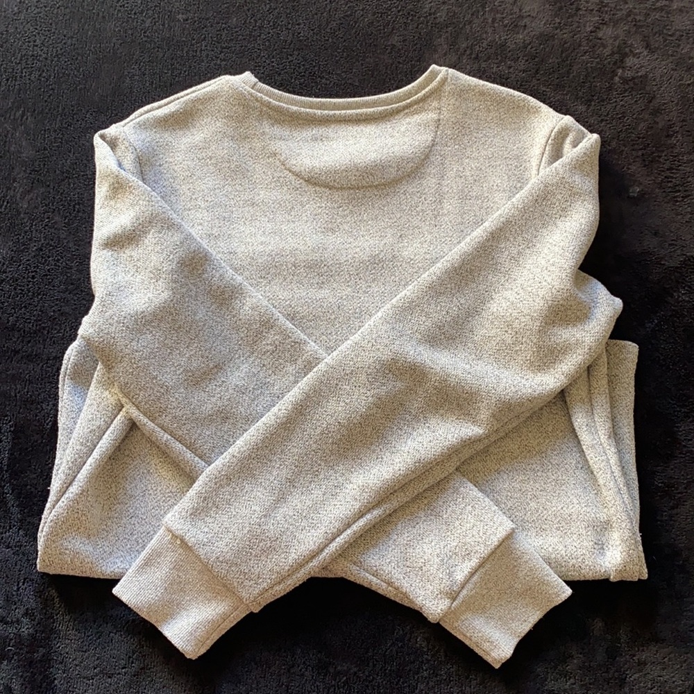 Cotton On Mens Graphic Print Fleece Jumper/ Pullover Grey Medium Pre Owned EC - Picture 8 of 8